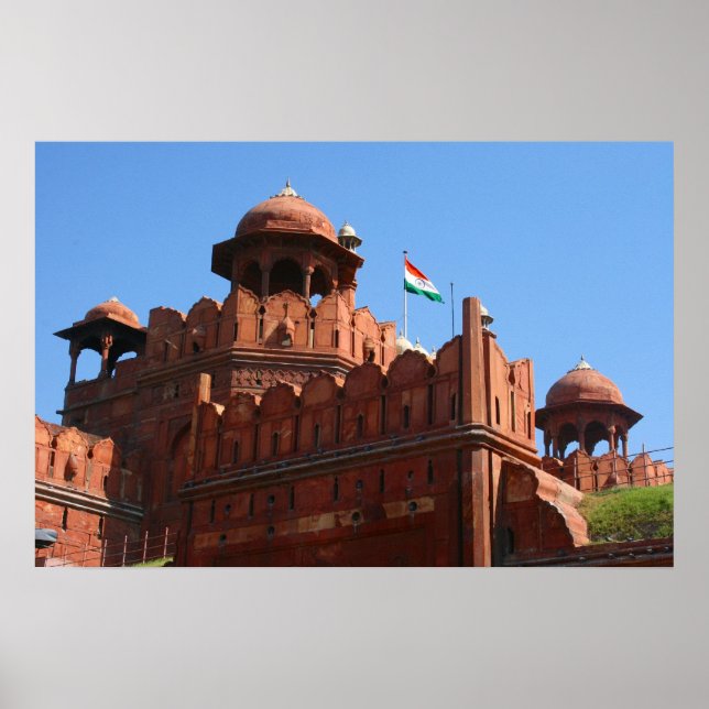 Red Fort Delhi Poster (Vorne)