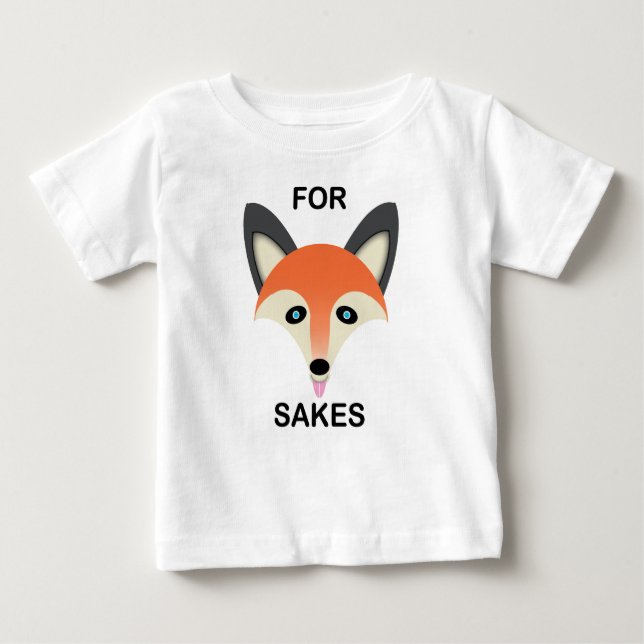 Red Fox - Baby Fine Jersey T - Shirt (Vorderseite)