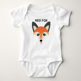 Red Fox - Baby Jersey Bodysuit Baby Strampler