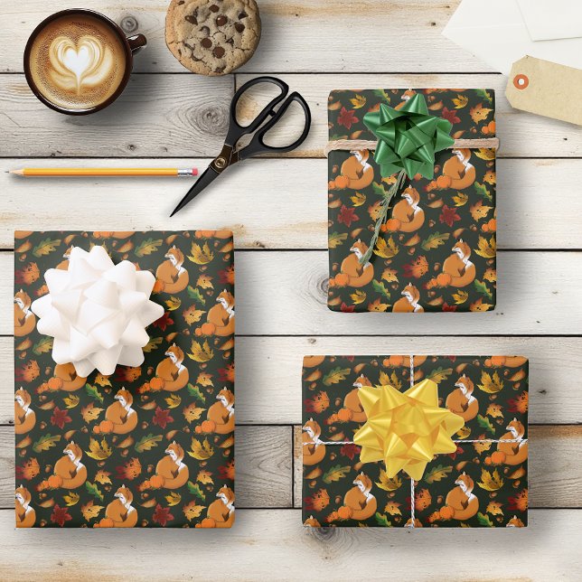 Red Fox Blätter Acorn Green (Von Creator hochgeladen)