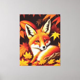 Red Fox Canvas Print Leinwanddruck