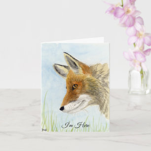 Red Fox Card Karte