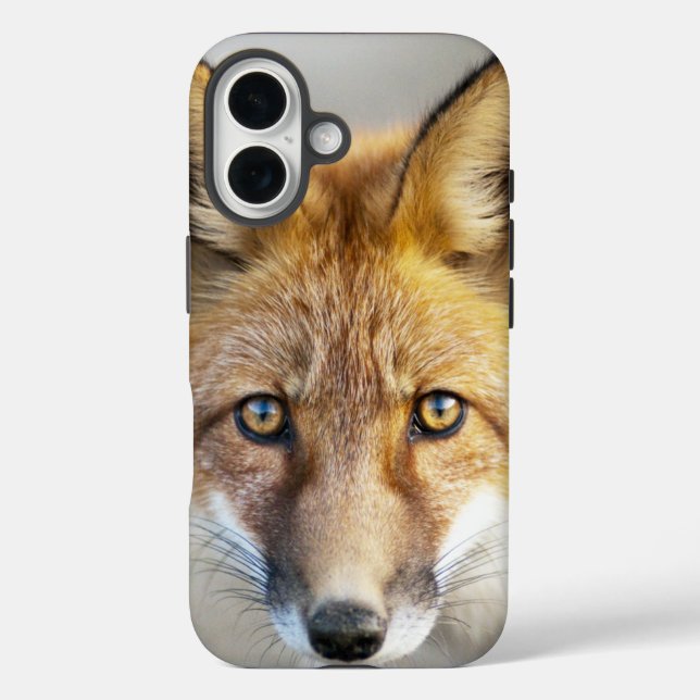 Red Fox Face, Nah-up Case-Mate iPhone Hülle (Rückseite)