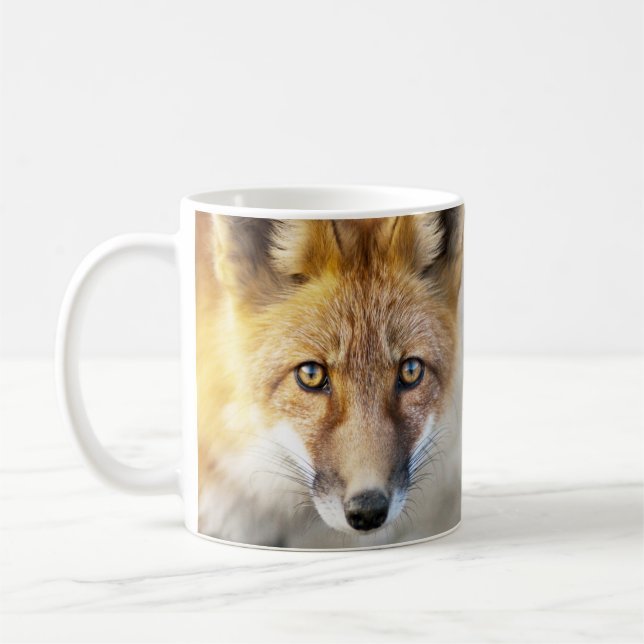 Red Fox Face, Nahe Tasse (Links)