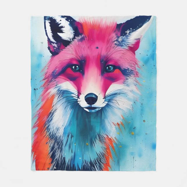 Red Fox Fleecedecke (Vorderseite)