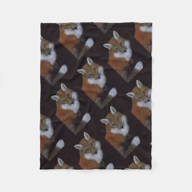 Red Fox Fleecedecke (Vorderseite)