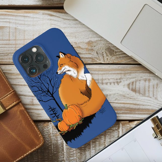 Red Fox Forest Pumpkins Case-Mate iPhone Hülle (Von Creator hochgeladen)