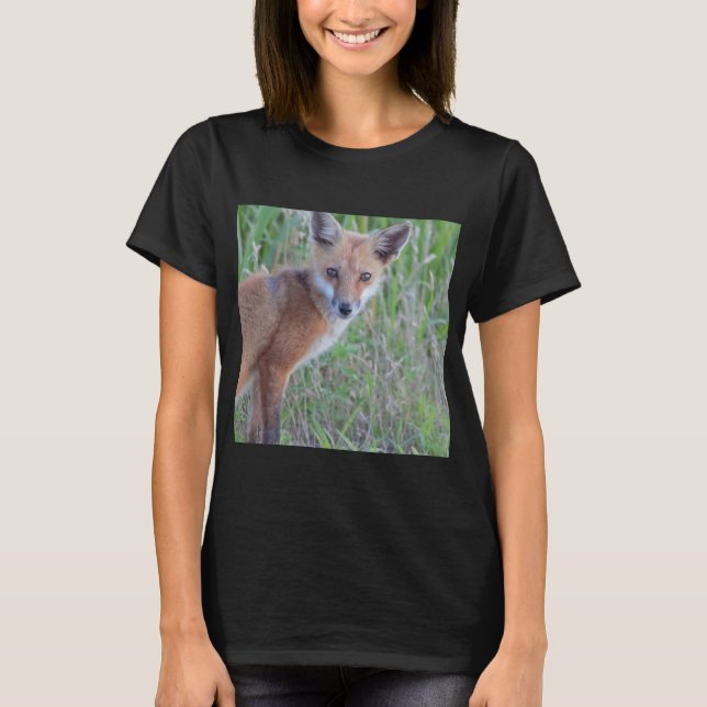 Red Fox Foto T-Shirt (Vorderseite)