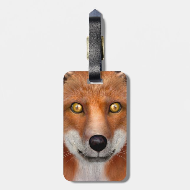 Red Fox Gepäckanhänger (Rückseite vertikal)