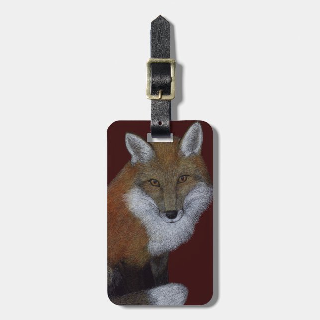 Red Fox Gepäckanhänger (Vorderseite vertikal)