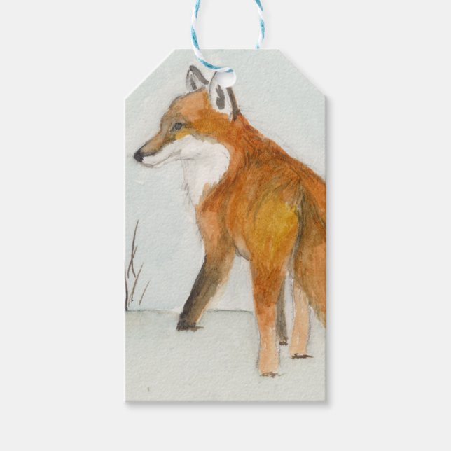 Red Fox Geschenkanhänger (Vorderseite)