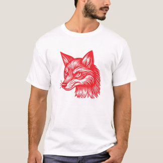 Red Fox Head T-Shirt