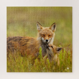Red Fox Kit für Momma Puzzle
