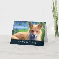 Red Fox Leading in Gras Landschaftlich Wildlife Bi