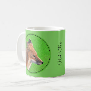 Red Fox Malerei - Original Wildlife Art Kaffeetasse
