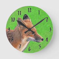 Red Fox Malerei - Original Wildlife Art