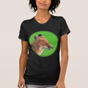 Red Fox Malerei - Original Wildlife Art T-Shirt