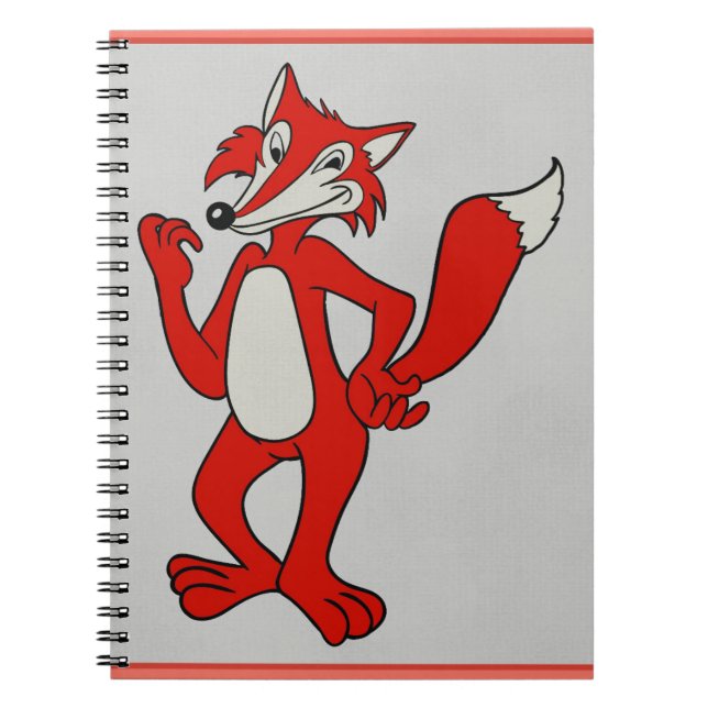 Red Fox Notizblock (Vorderseite)