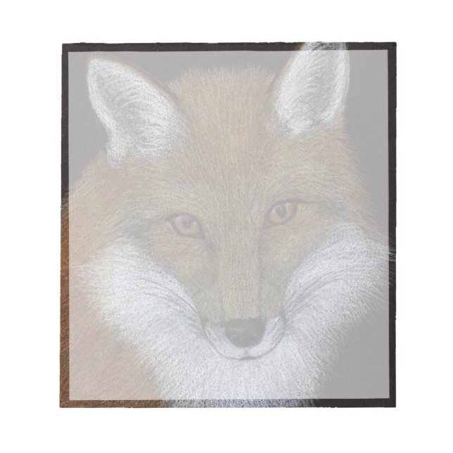 Red Fox Notizblock (Vorderseite)