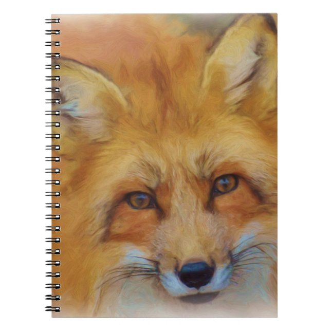 Red Fox Notizblock (Vorderseite)