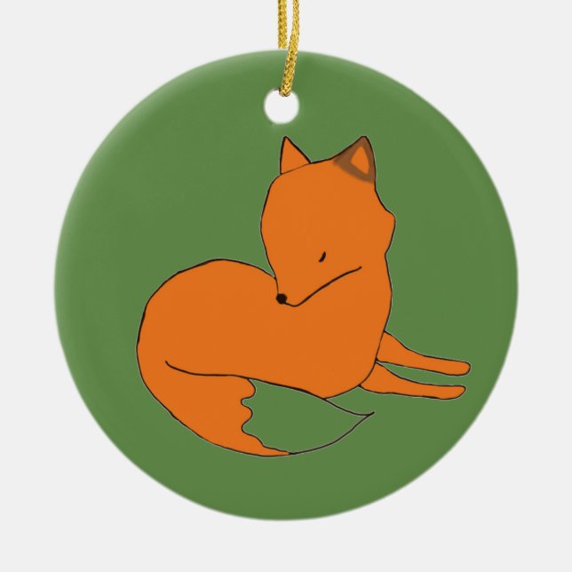 Red Fox Ornament Fox (Vorne)