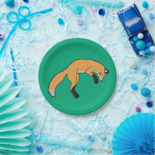 Red Fox Pappteller