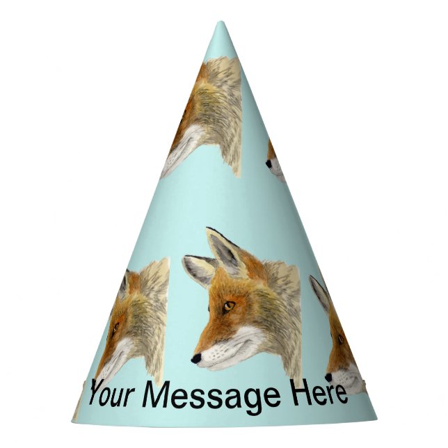 Red Fox Partyhütchen (Vorderseite)
