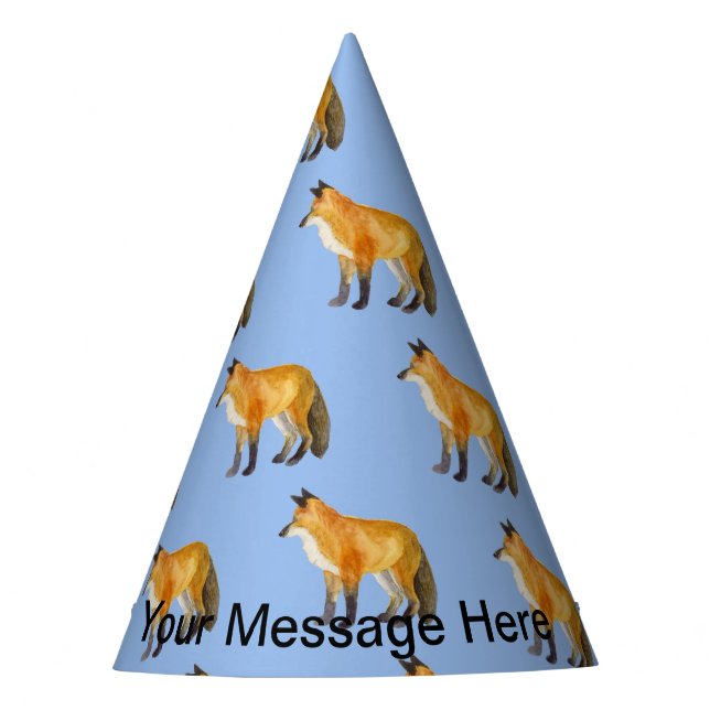 Red Fox Partyhütchen (Vorderseite)