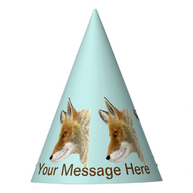 Red Fox Partyhütchen (Vorderseite)