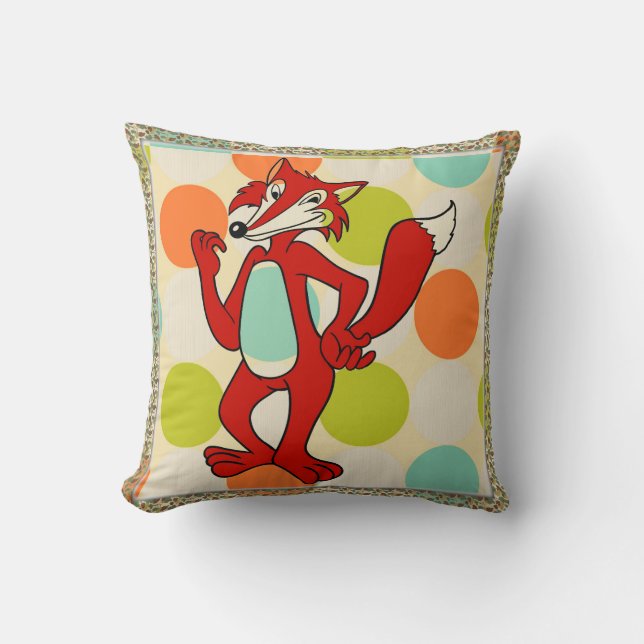 Red Fox Pillow Kissen (Vorderseite)