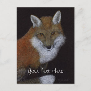 Red Fox Postkarte
