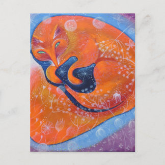 Red Fox. Postkarte