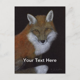 Red Fox Postkarte
