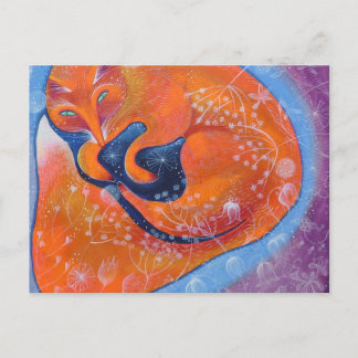 Red Fox. Postkarte