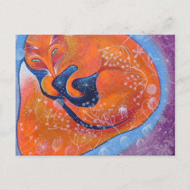 Red Fox. Postkarte (Vorderseite)
