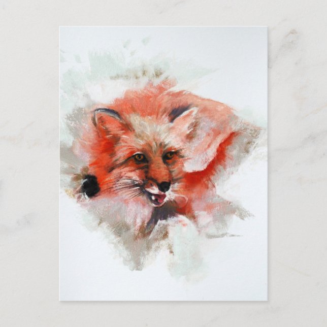Red Fox Postkarte (Vorderseite)