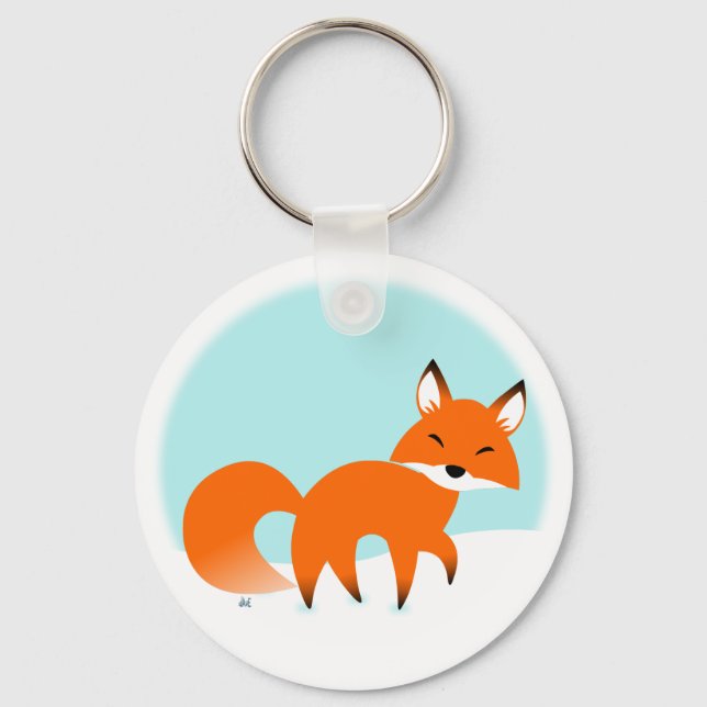 Red Fox Schlüsselanhänger (Vorderseite)
