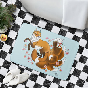 Red Fox Schwanzes Kitsune Kasai Badematte
