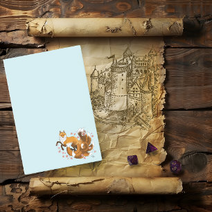 Red Fox Schwanzes Kitsune Kasai Post-it Klebezettel