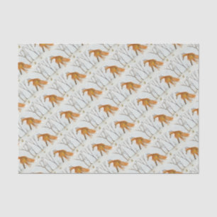 Red Fox Seidenpapier