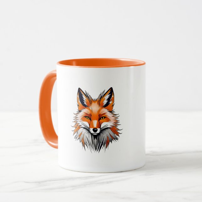Red Fox Tasse (Vorderseite Links)