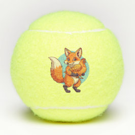 Red fox tennisbälle