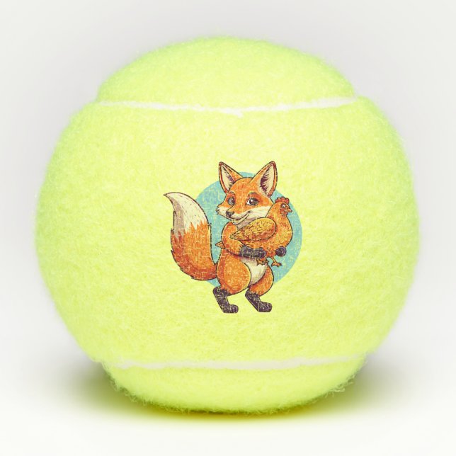 Red fox tennisbälle (Vorderseite)