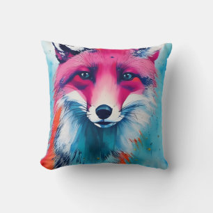 Red Fox Throw Kissen