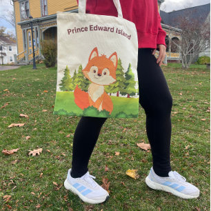 Red Fox Tote Bag Tragetasche