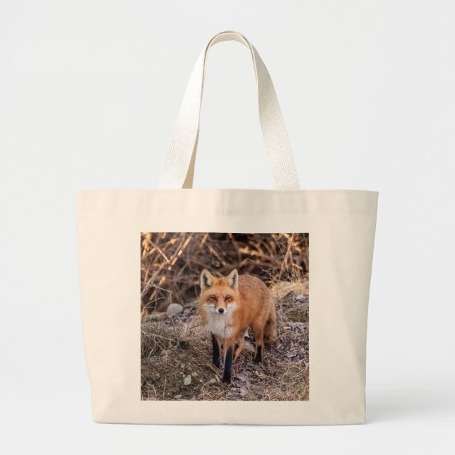 Red Fox up nah und persönlich Jumbo Stoffbeutel (Vorne)