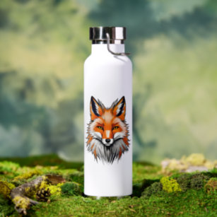 Red Fox Water Flasche