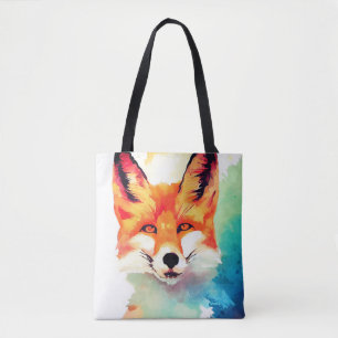 Red Fox Wild Nature Animal Color Art Malerei