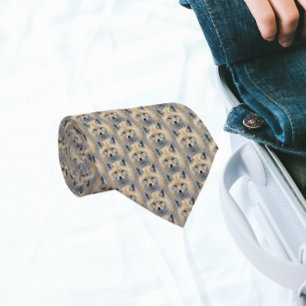 Red Fox Wildlife Foto Pattern Krawatte