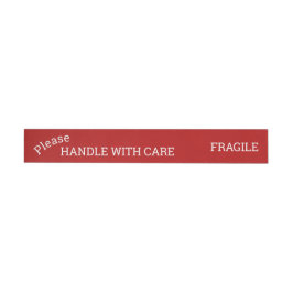 Red Fragile Handle mit vorsichtigem Versand
